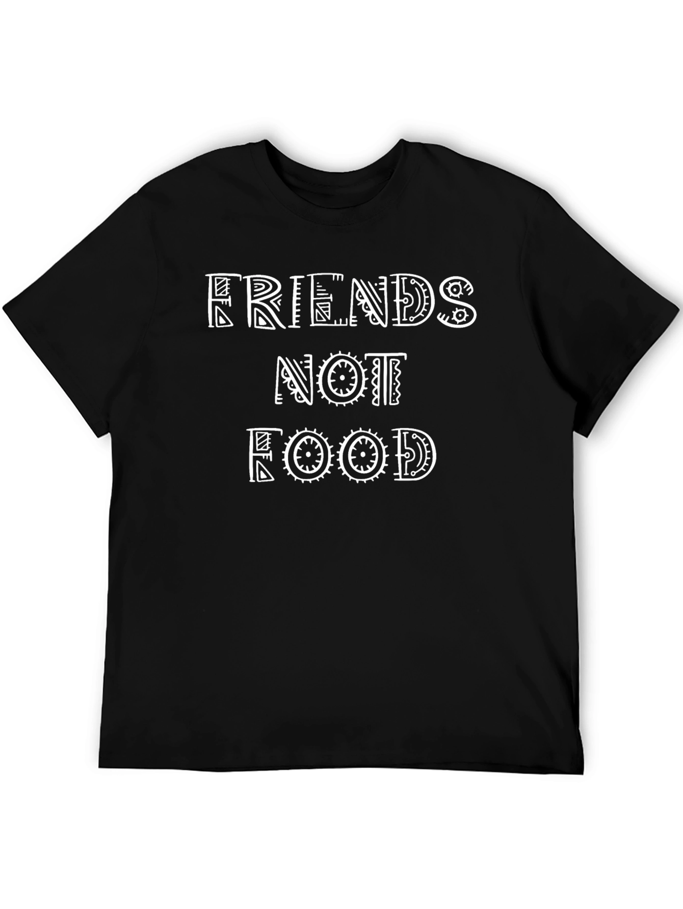 Friends Not Food Graphic Tee - Vegan Statement T-Shirt