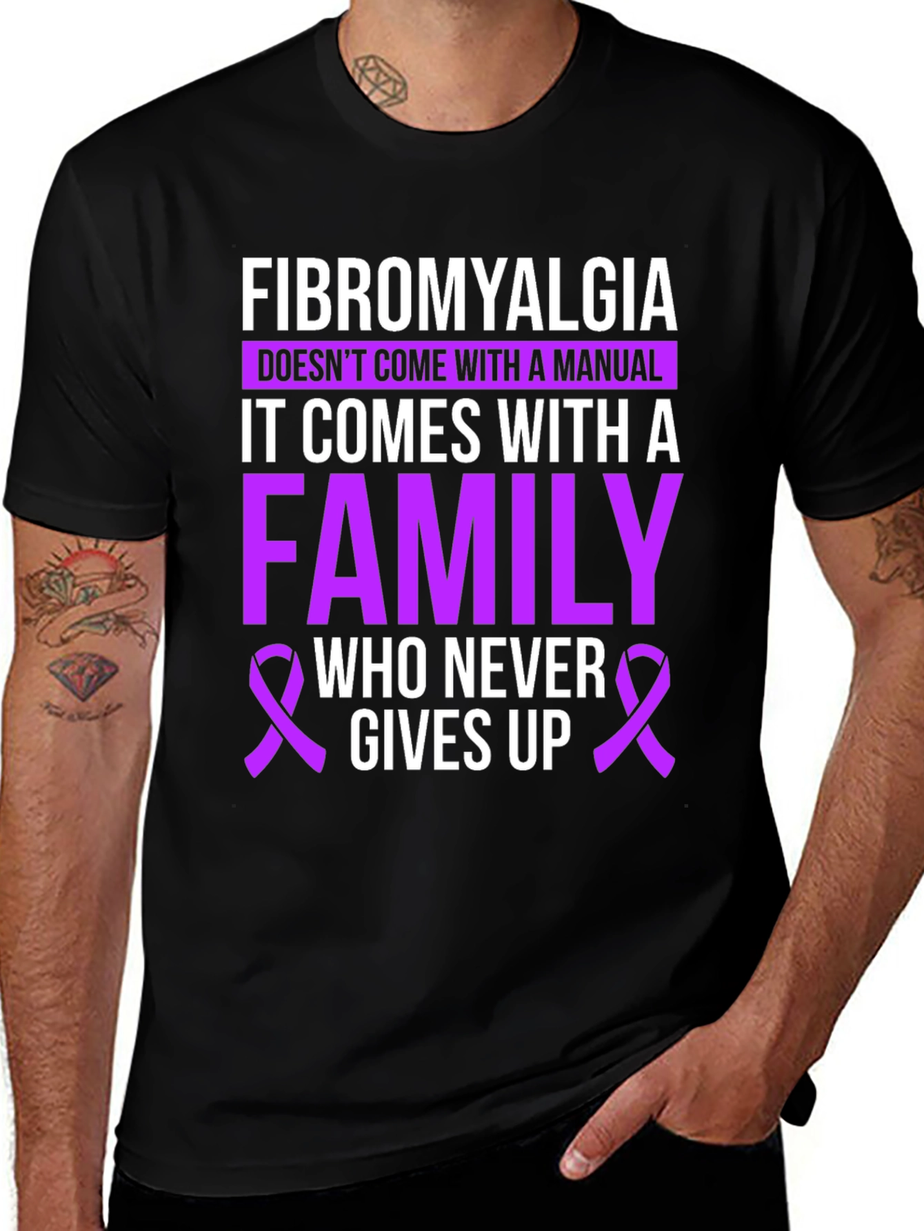 Fibromyalgia Awareness T-Shirt - Family Support