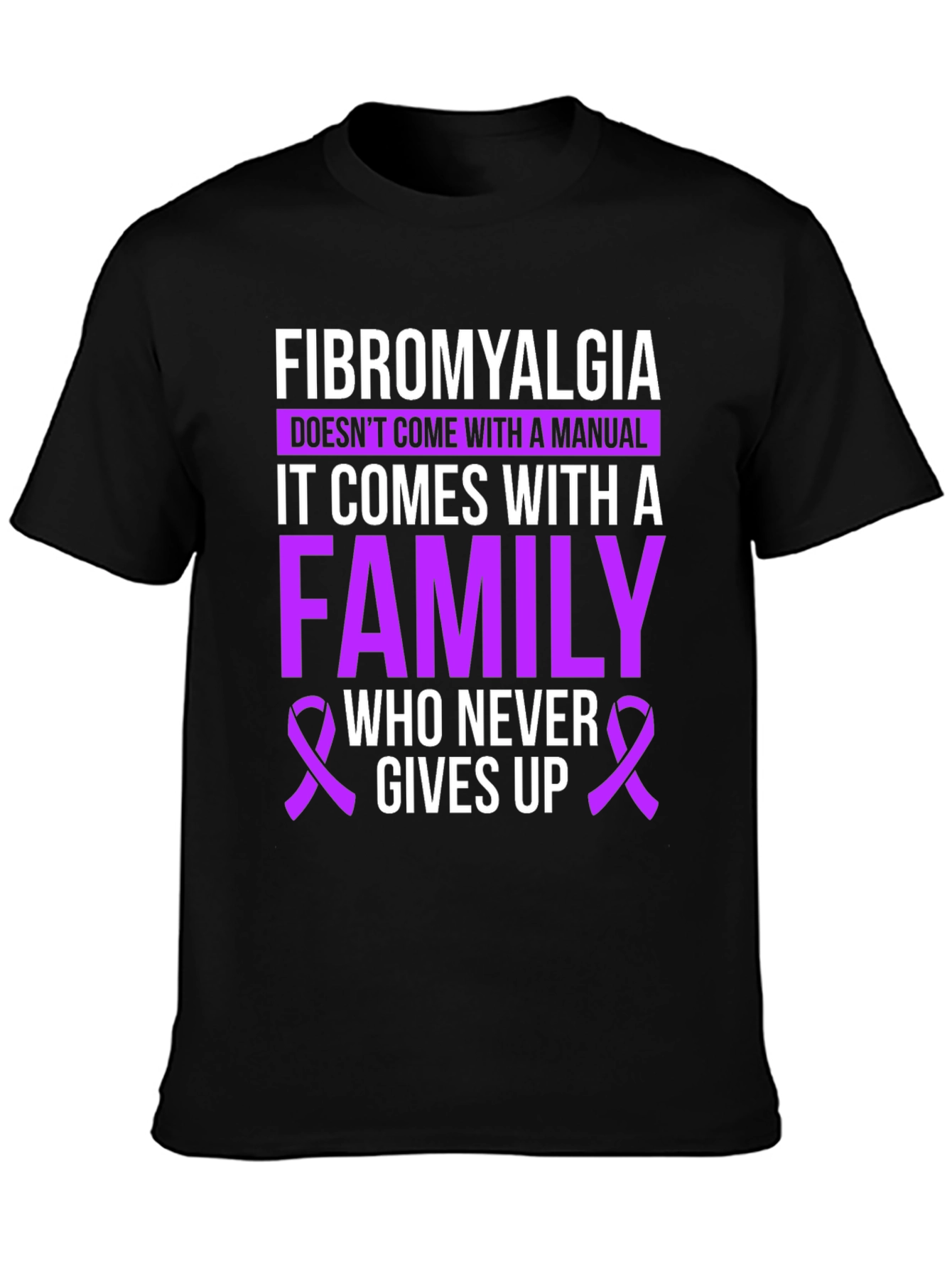 Fibromyalgia Awareness T-Shirt - Family Support