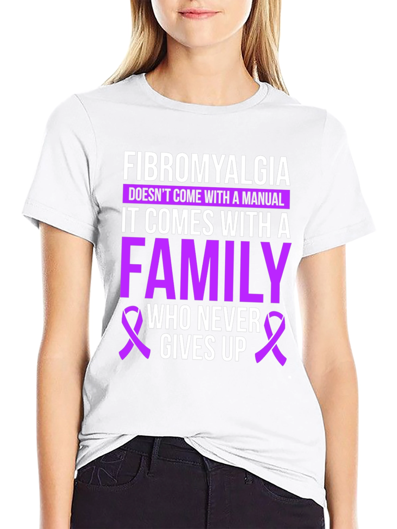 Fibromyalgia Awareness T-Shirt - Family Support