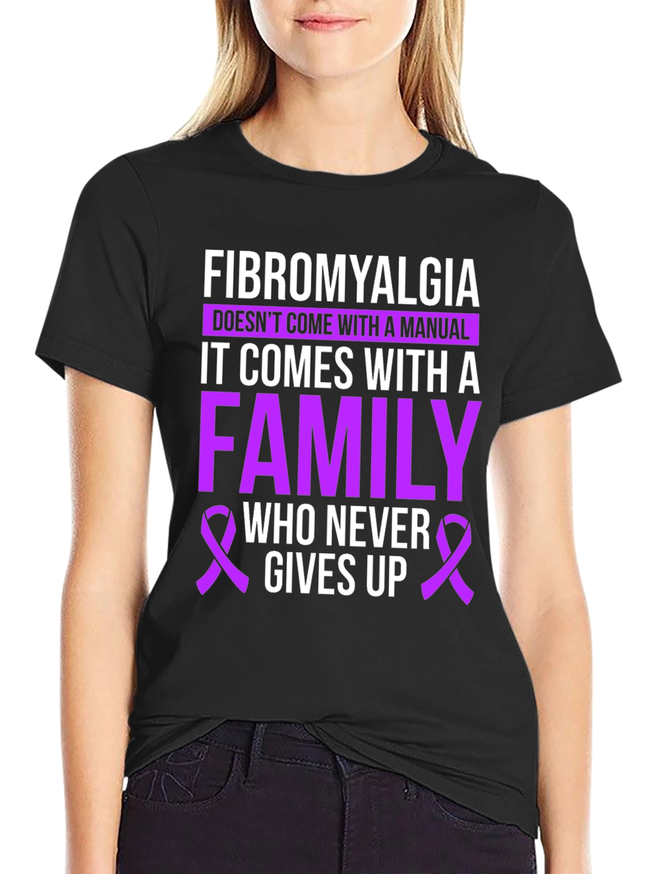 Fibromyalgia Awareness T-Shirt - Family Support