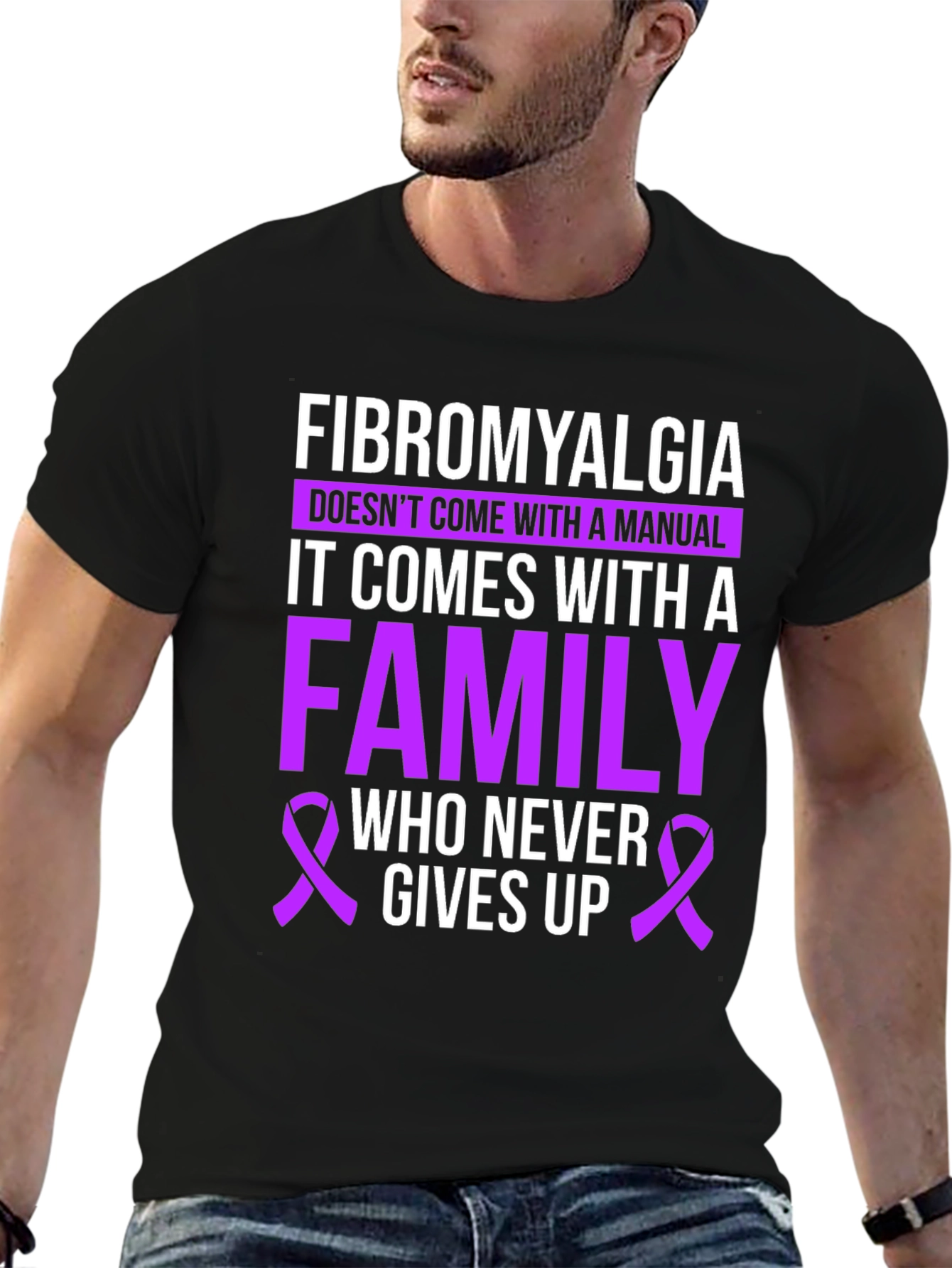 Fibromyalgia Awareness T-Shirt - Family Support
