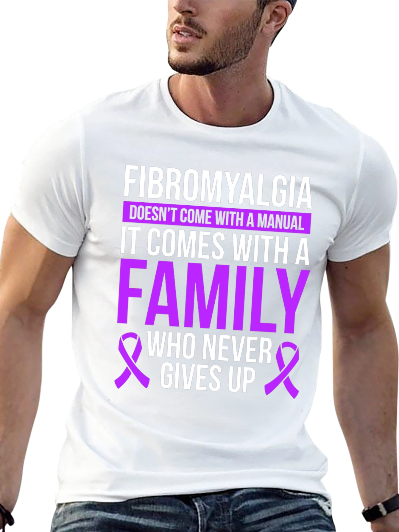 Fibromyalgia Awareness T-Shirt - Family Support