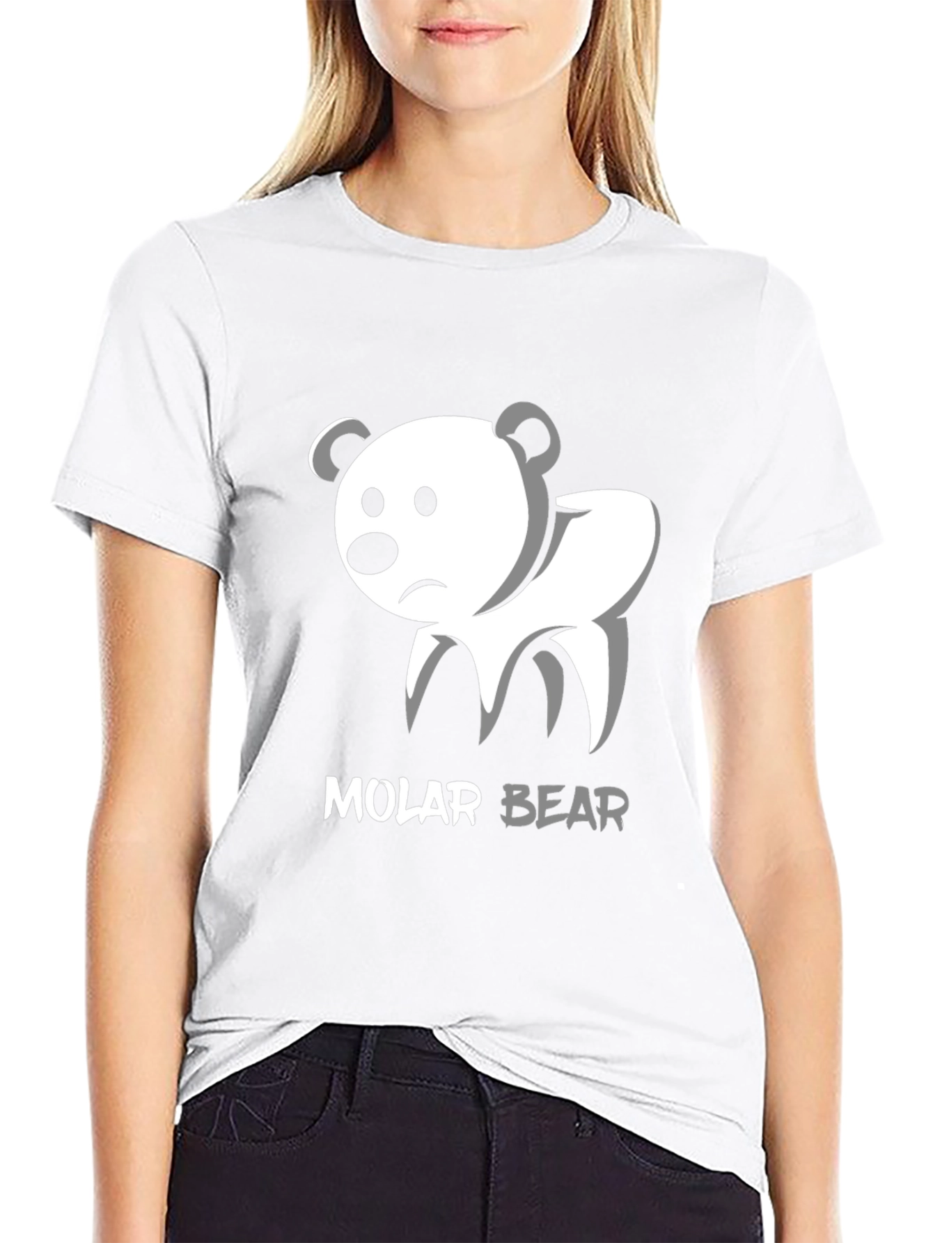 Molar Bear Graphic Tee - Dentist Humor T-Shirt