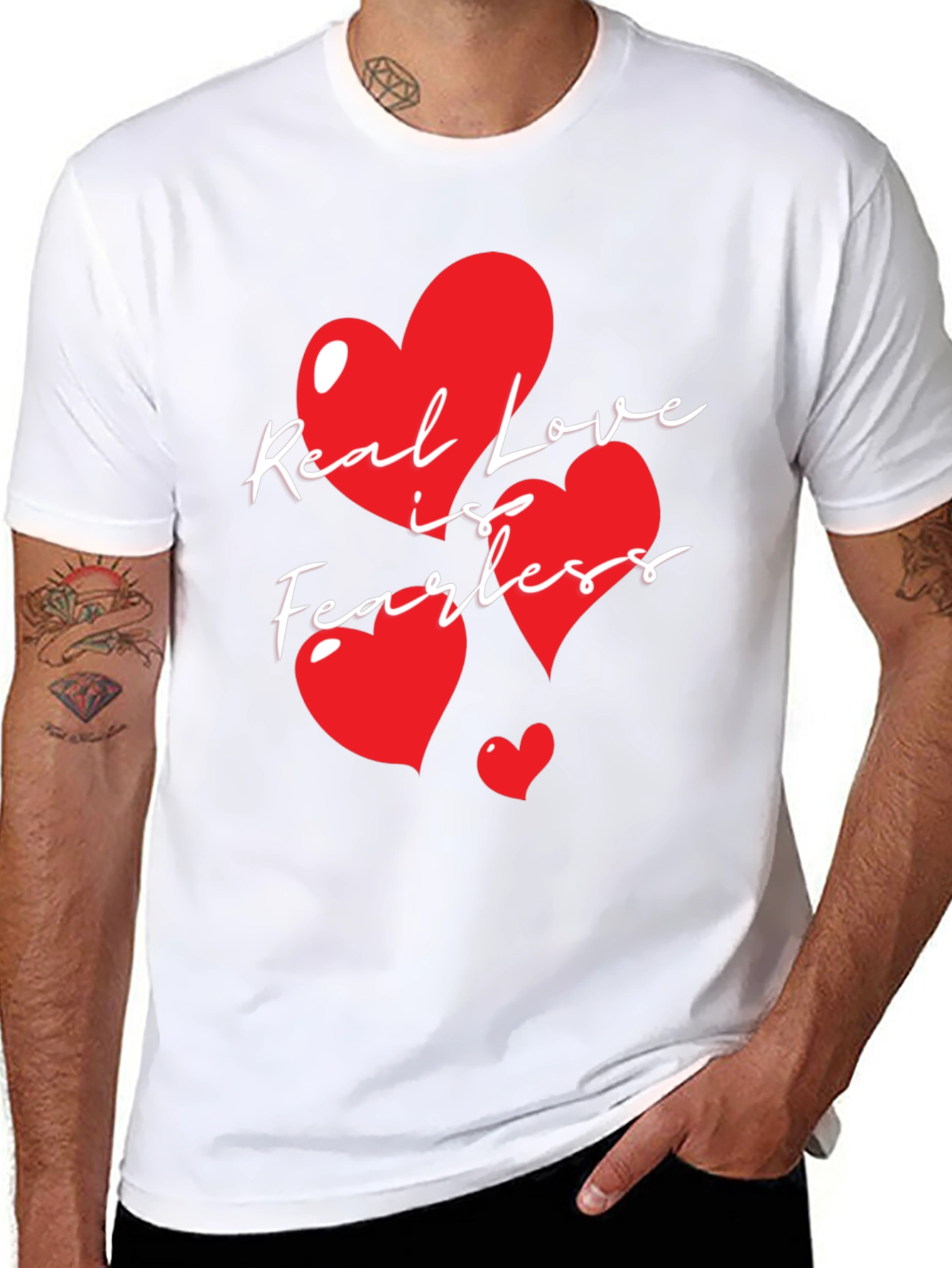 Real Love is Fearless Graphic T-Shirt
