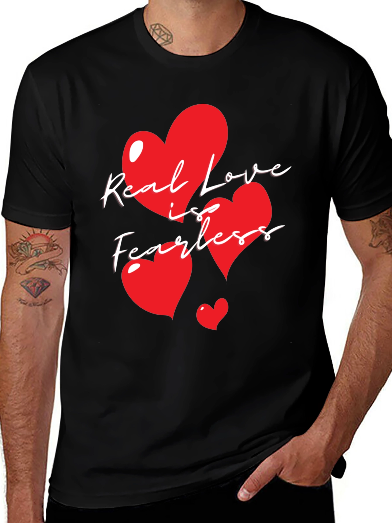 Real Love is Fearless Graphic T-Shirt
