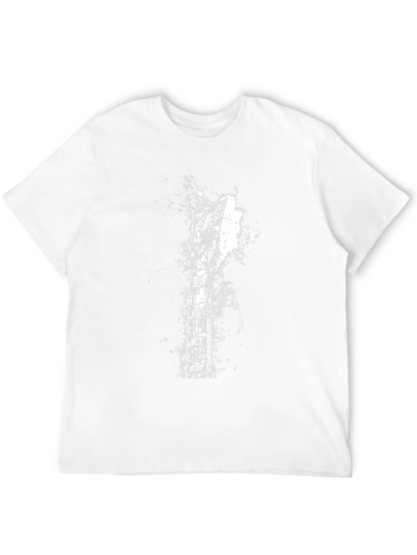 Guitar Neck Graphic T-Shirt - Rock & Roll Style