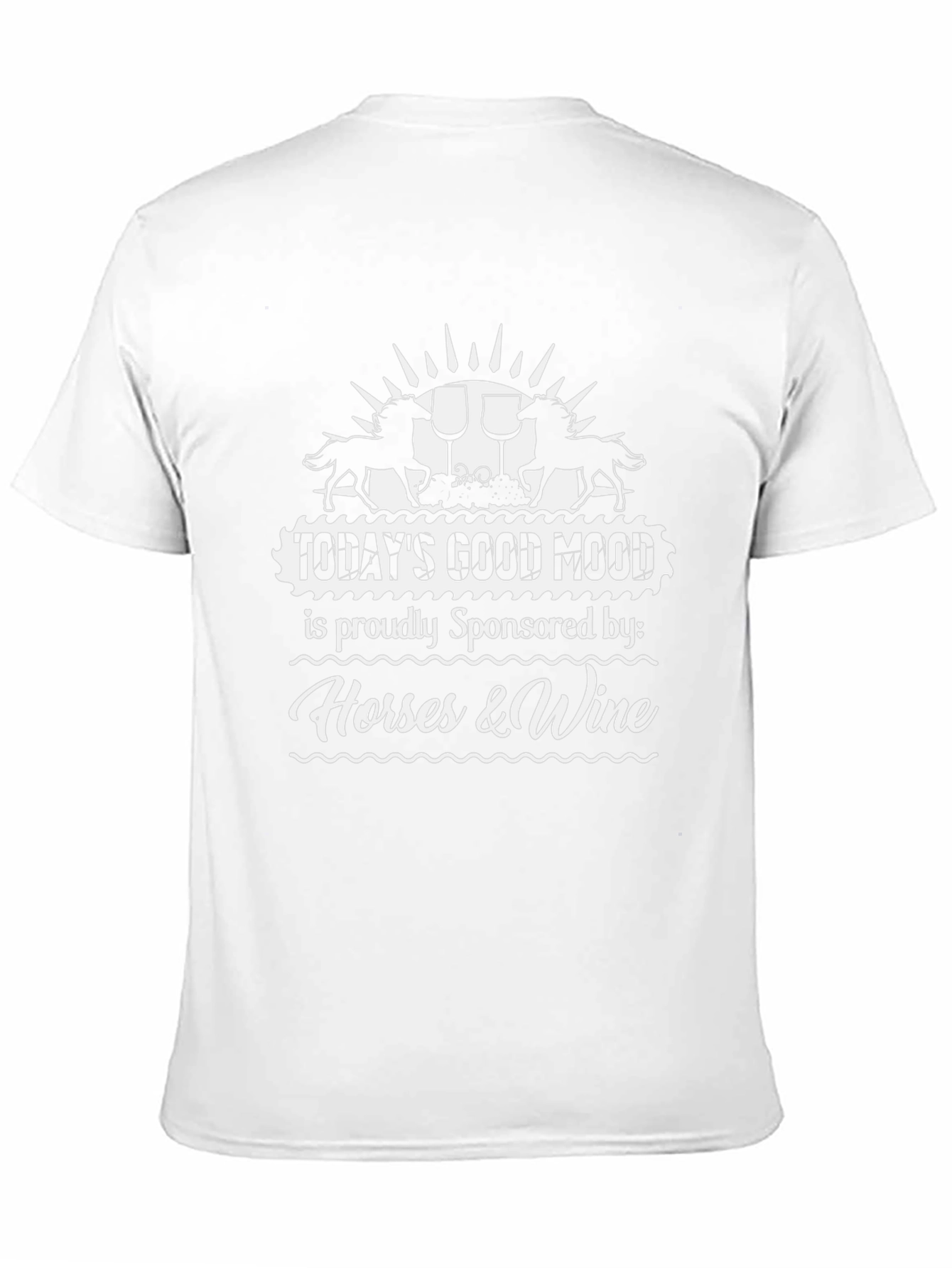 Horses & Wine Good Mood T-Shirt