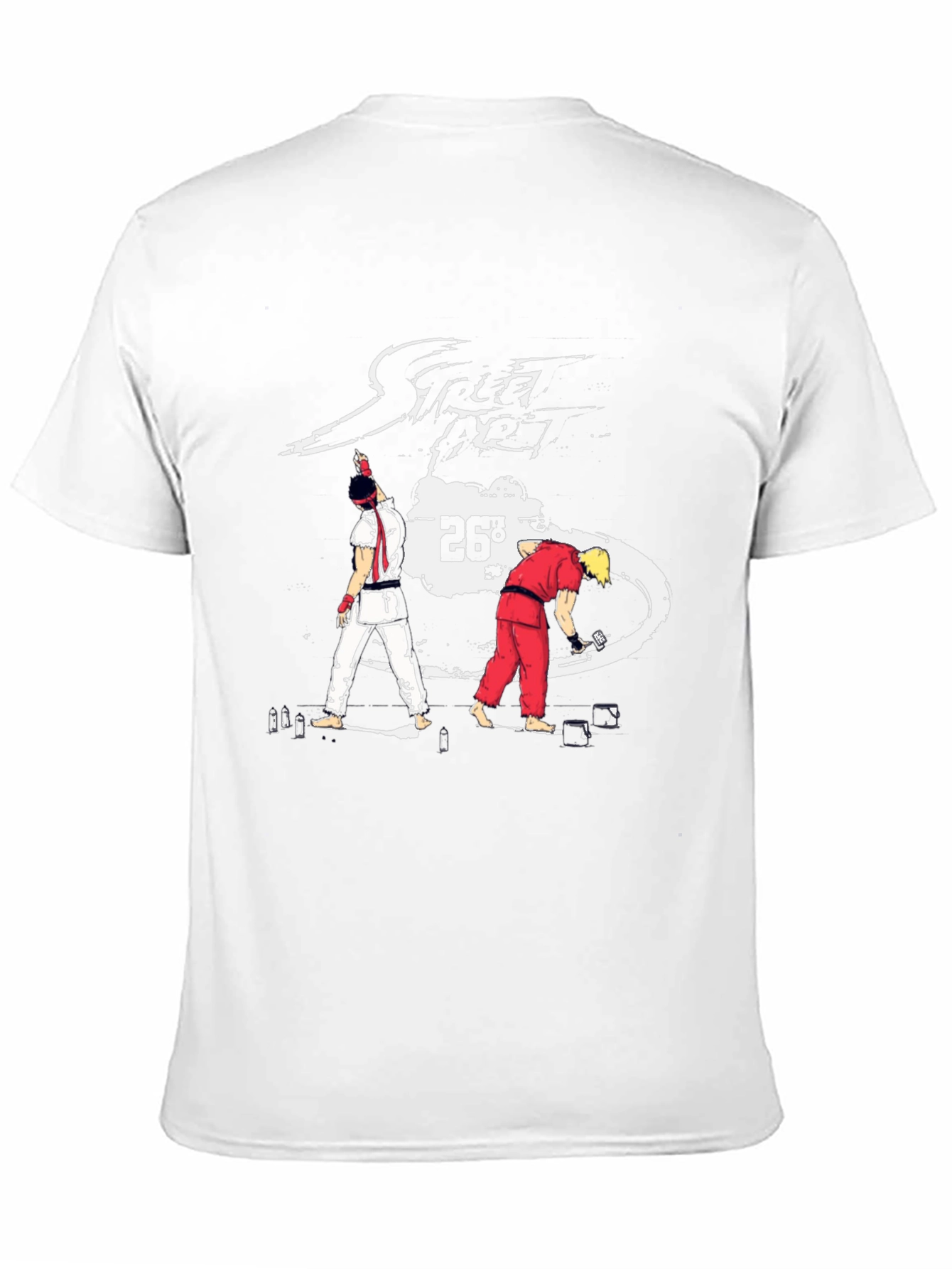 Street Fighter 26th Anniversary Black T-Shirt