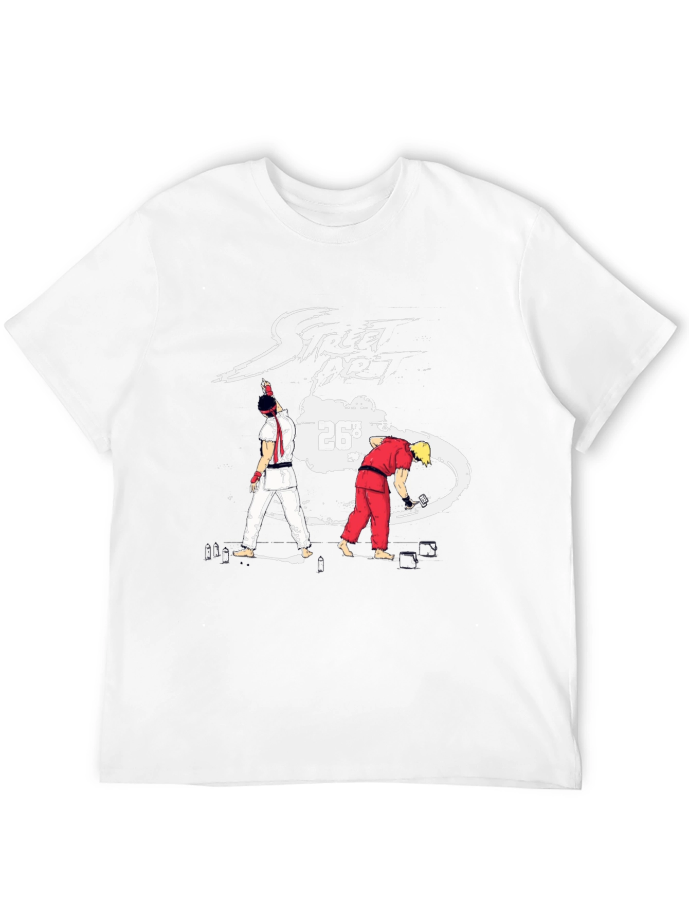 Street Fighter 26th Anniversary Black T-Shirt