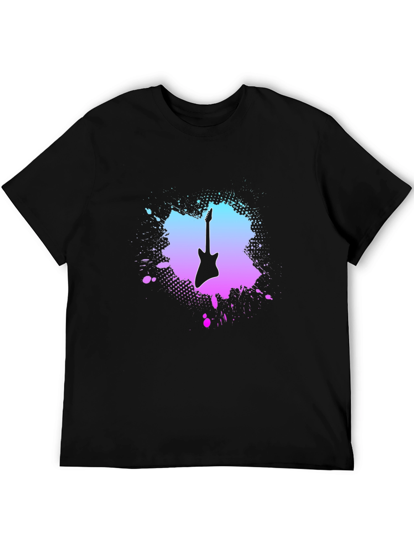 Electric Guitar Graphic T-Shirt - Music Lover Tee