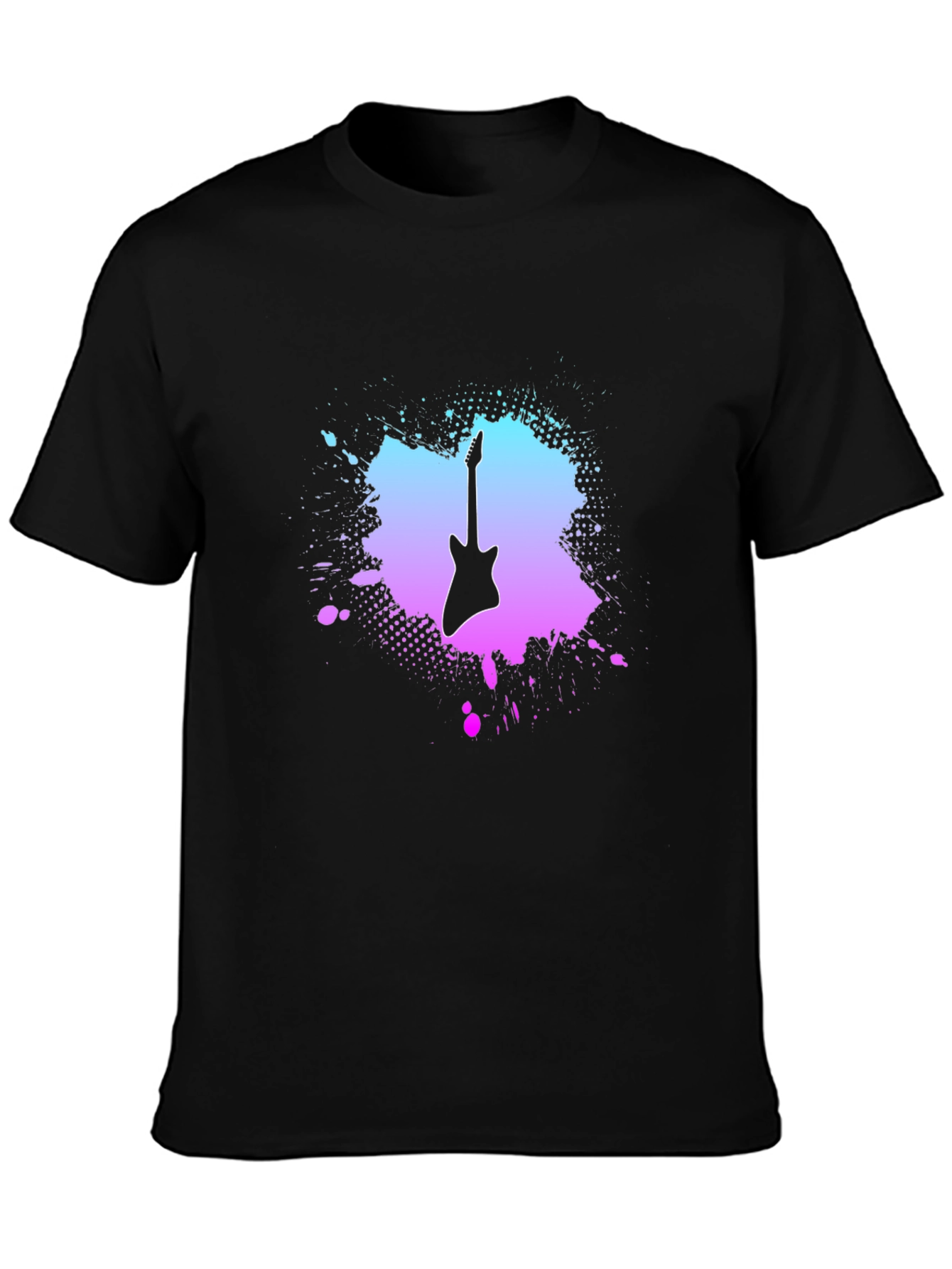 Electric Guitar Graphic T-Shirt - Music Lover Tee