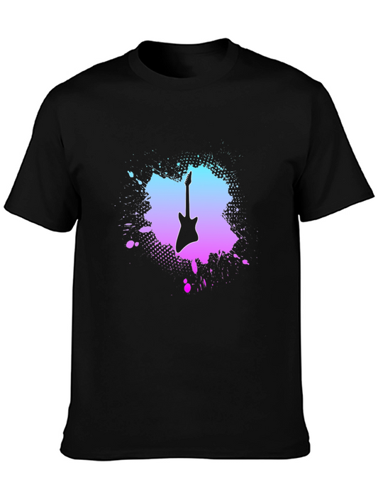 Electric Guitar Graphic T-Shirt - Music Lover Tee