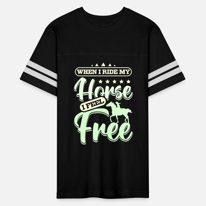 When I ride my horse I feel free