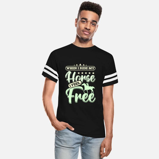 When I ride my horse I feel free