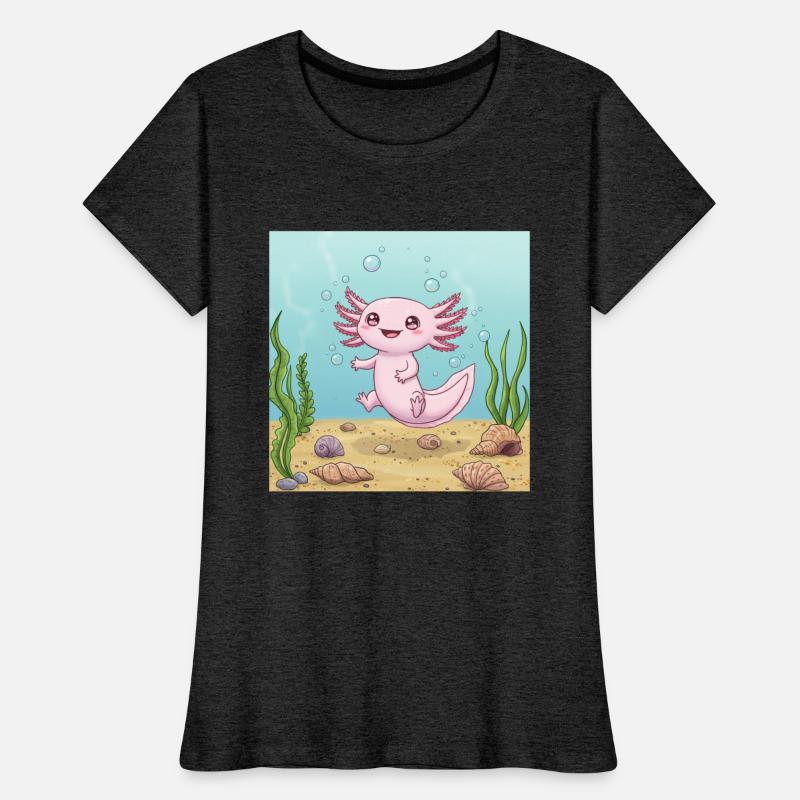 Whimsical Axolotl Aquatic Adventure