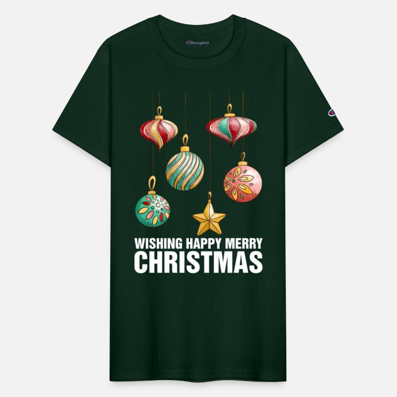 Wishing Happy Merry Christmas Tshirt