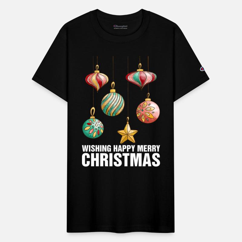 Wishing Happy Merry Christmas Tshirt