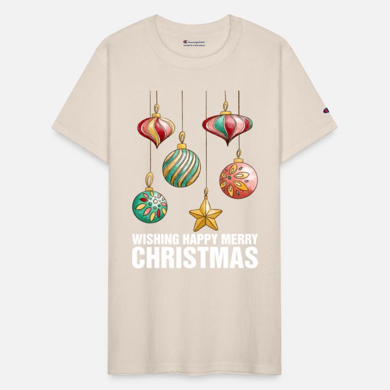 Wishing Happy Merry Christmas Tshirt