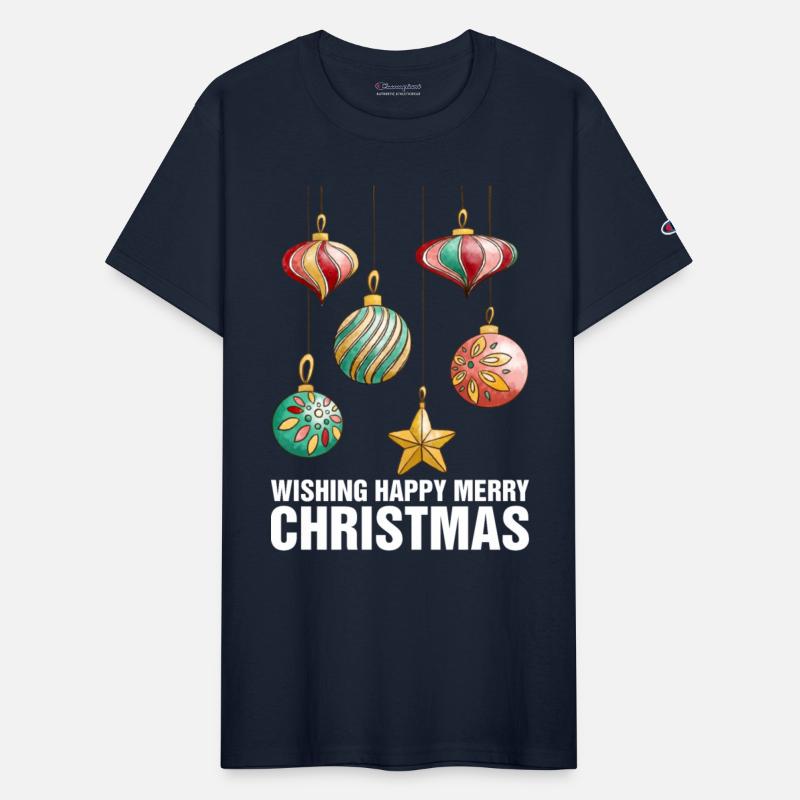 Wishing Happy Merry Christmas Tshirt