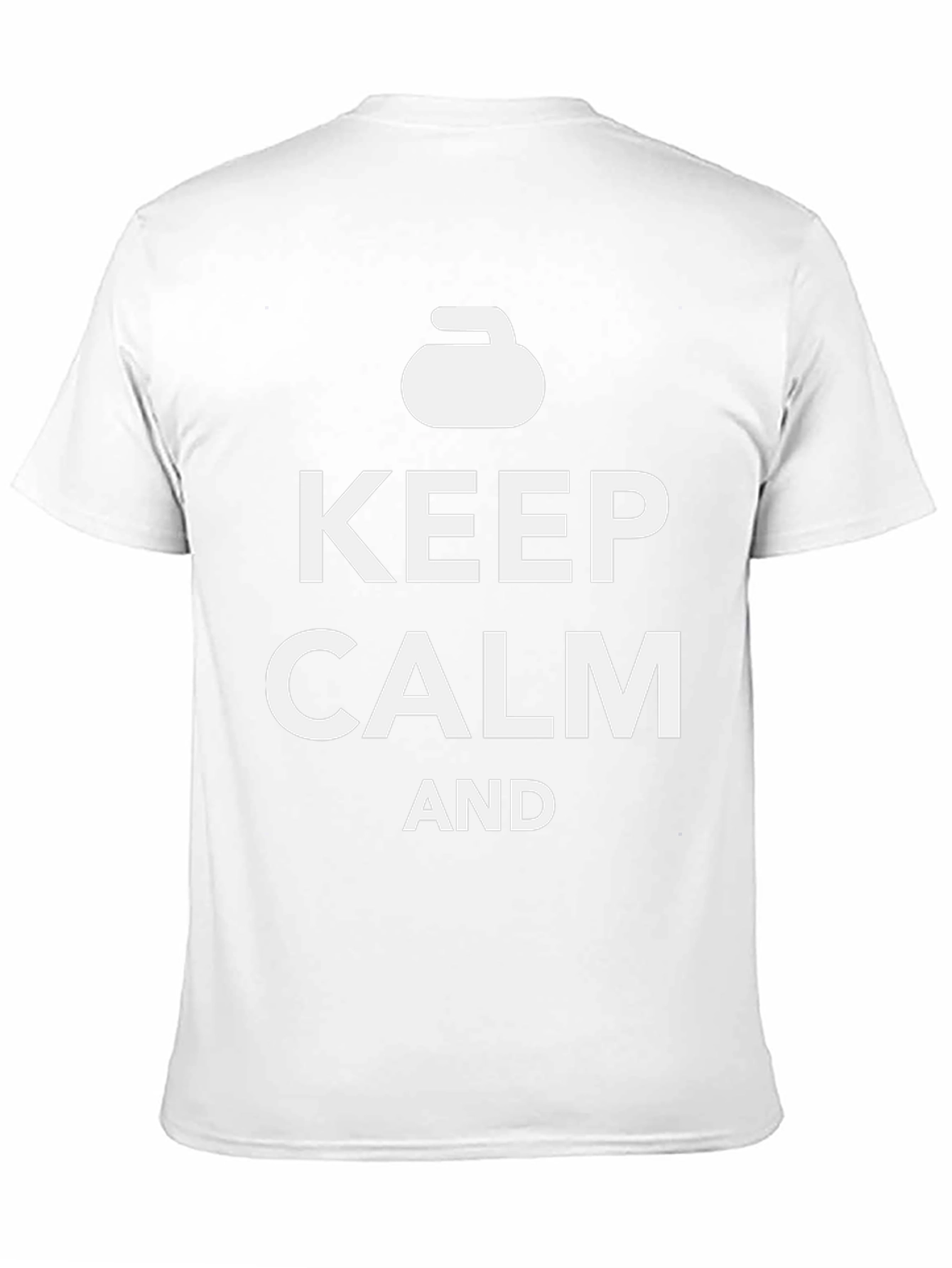 Keep Calm and Curl - Fun Curling T-Shirt