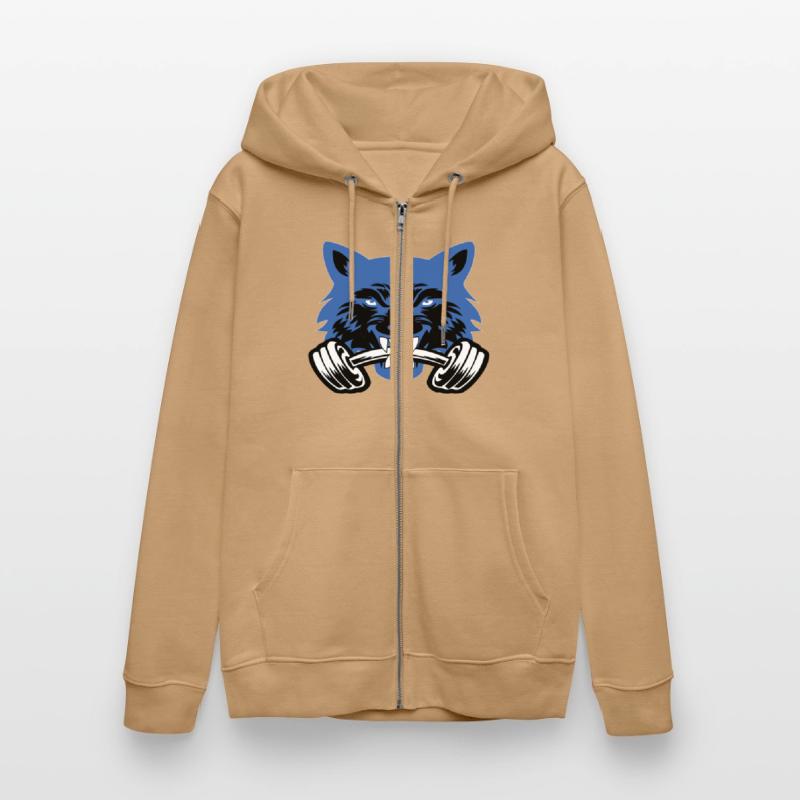 Wolf sport and fitness lovely blend drawing cute c