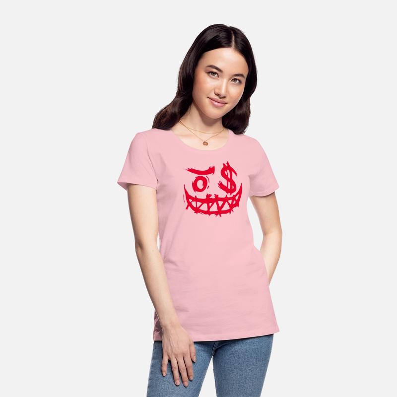 Women's Cartoon Face Tee