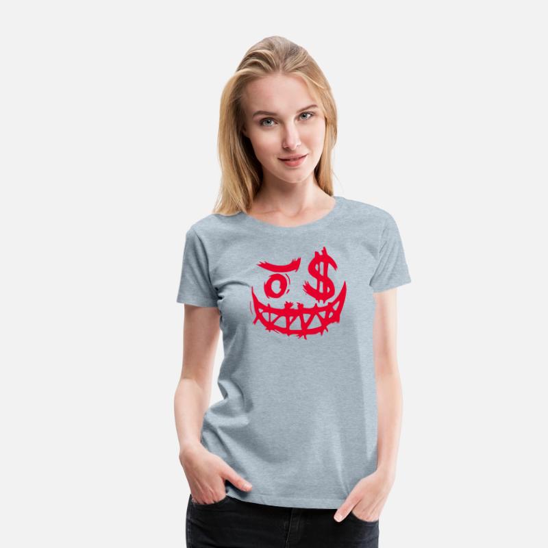 Women's Cartoon Face Tee
