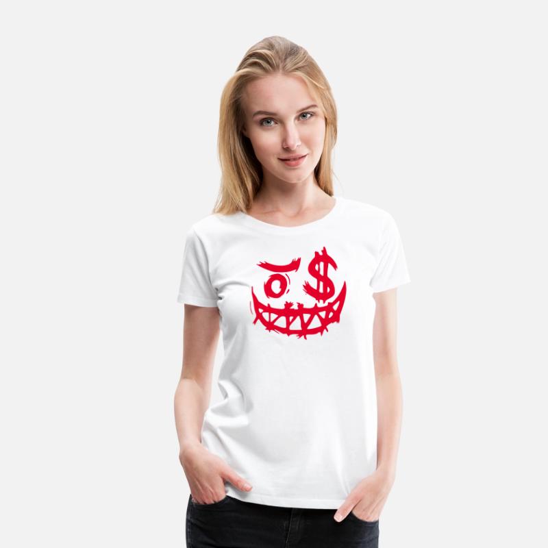 Women's Cartoon Face Tee