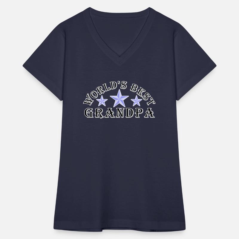 Worlds Best Grandpa Blue Stars