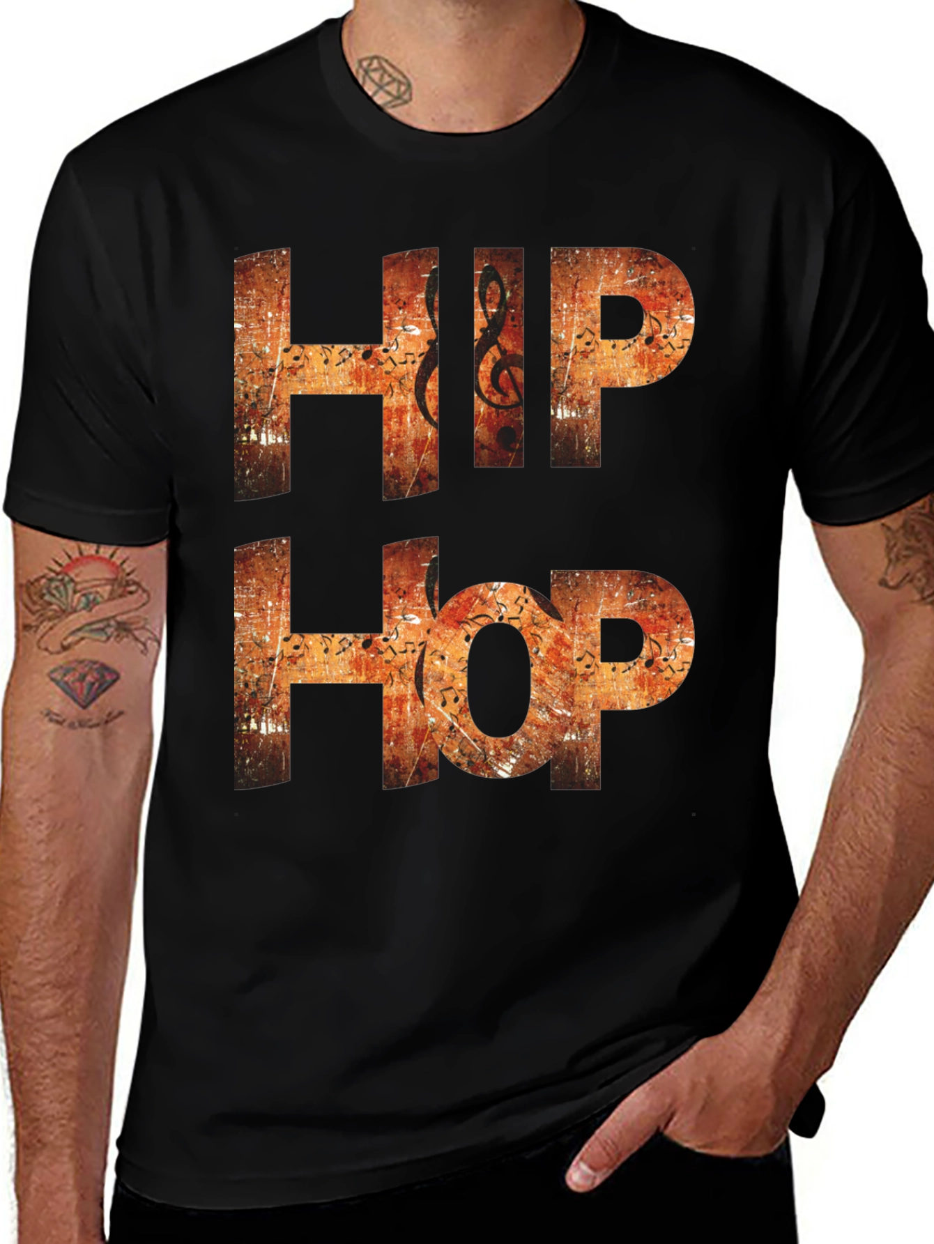 Hip Hop Music T-Shirt - Stylish Graphic Tee