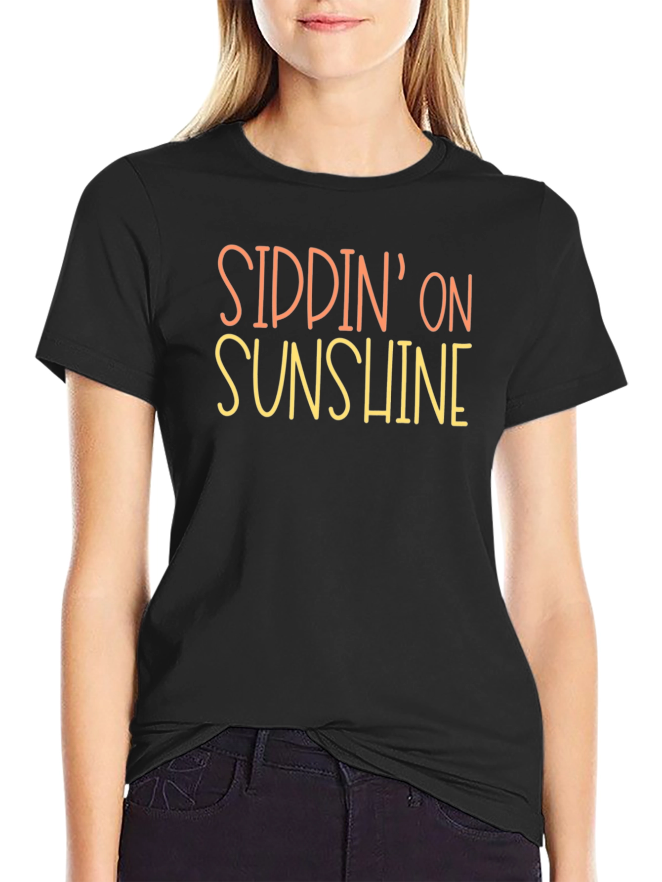 Siddin On Sunshine Graphic Tee - Black