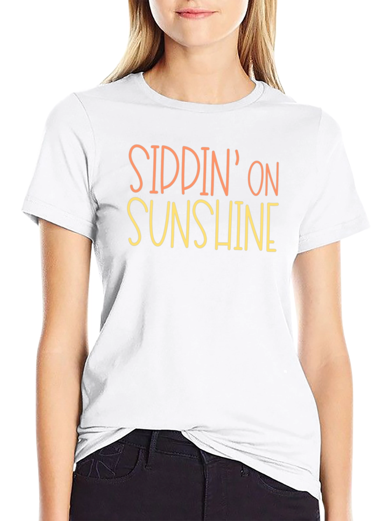 Siddin On Sunshine Graphic Tee - Black
