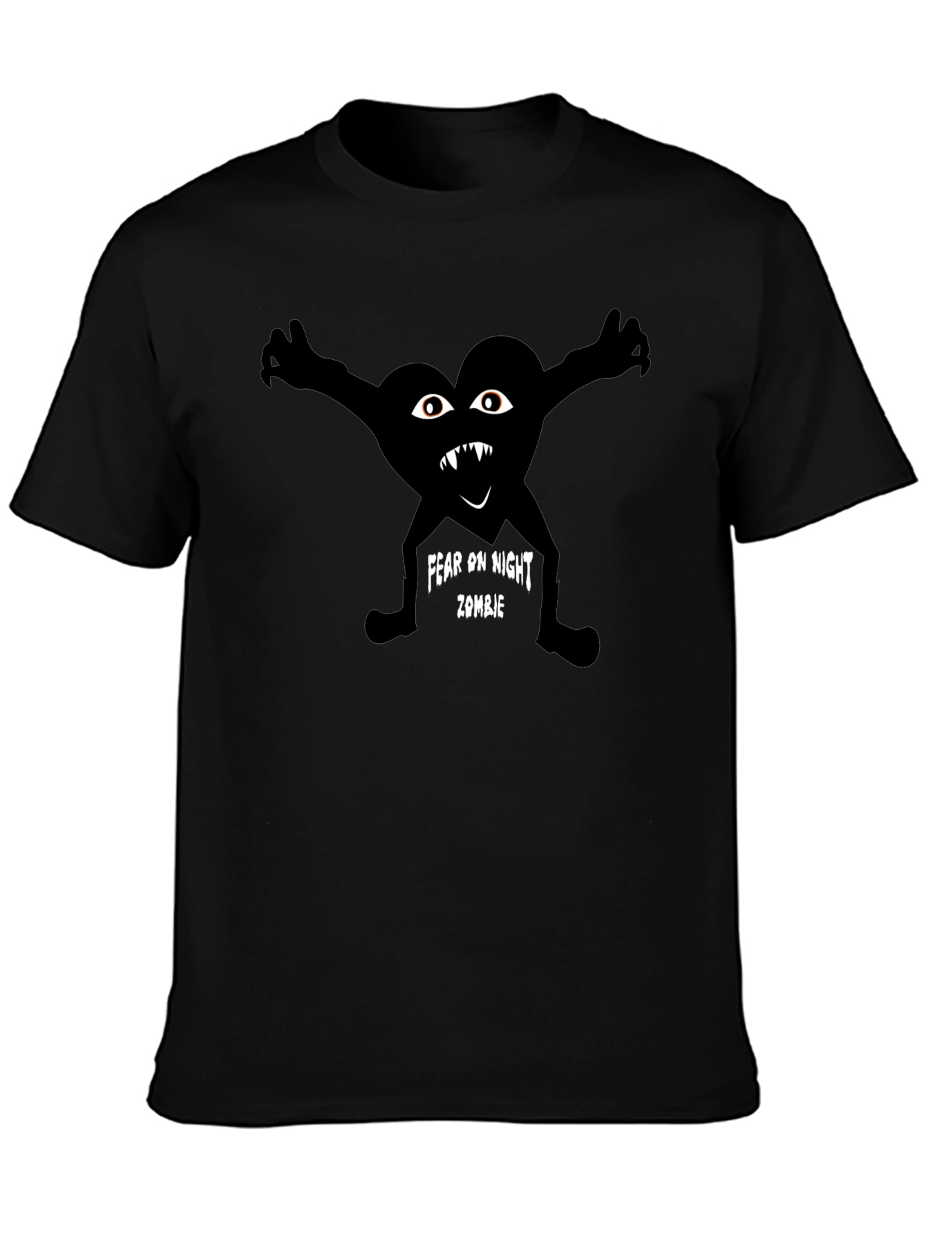 Fear On Night Zombie Graphic Tee - Unisex