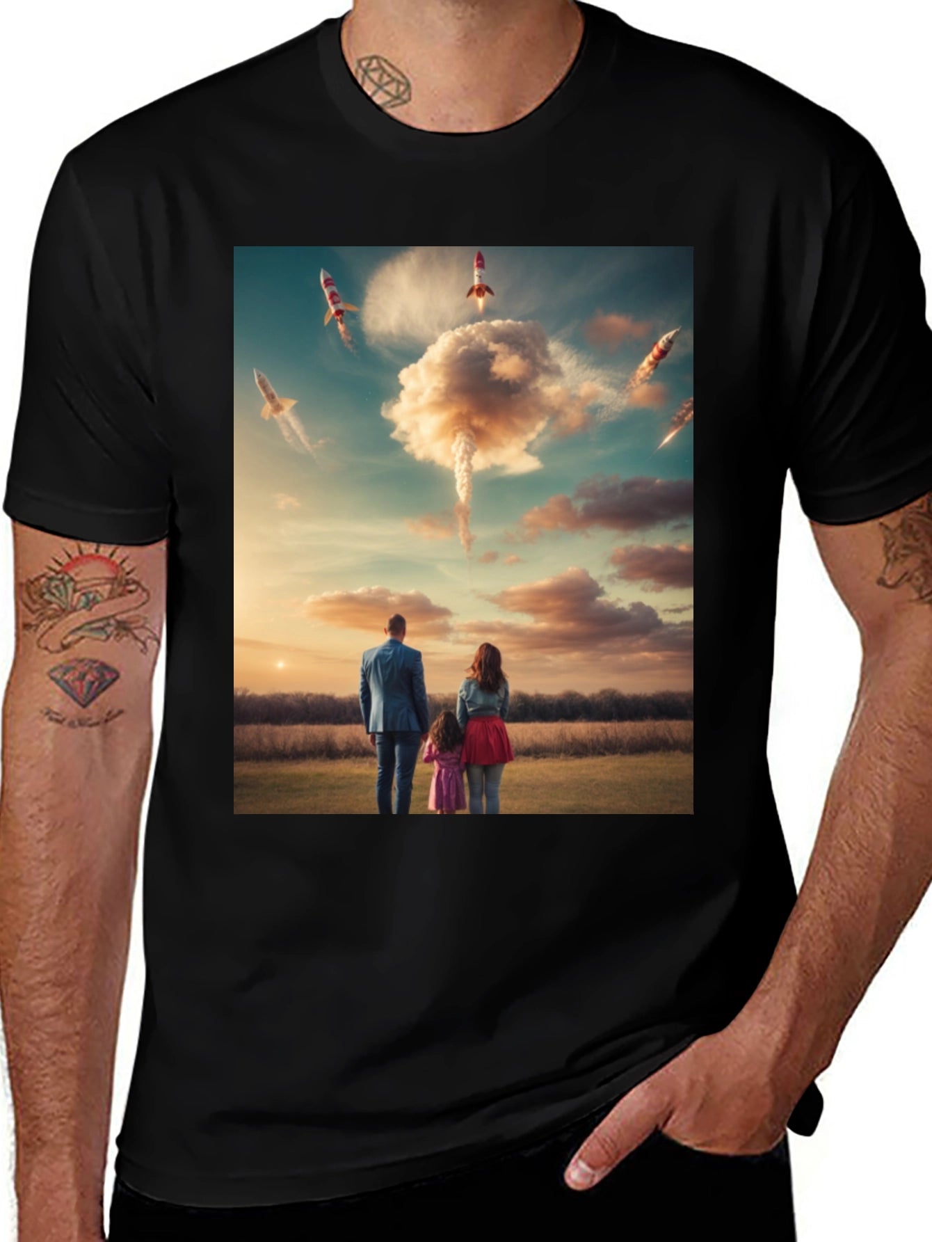 Family Rocket Launch T-Shirt