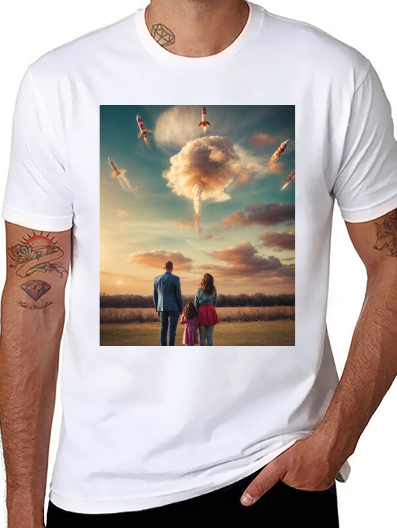 Family Rocket Launch T-Shirt