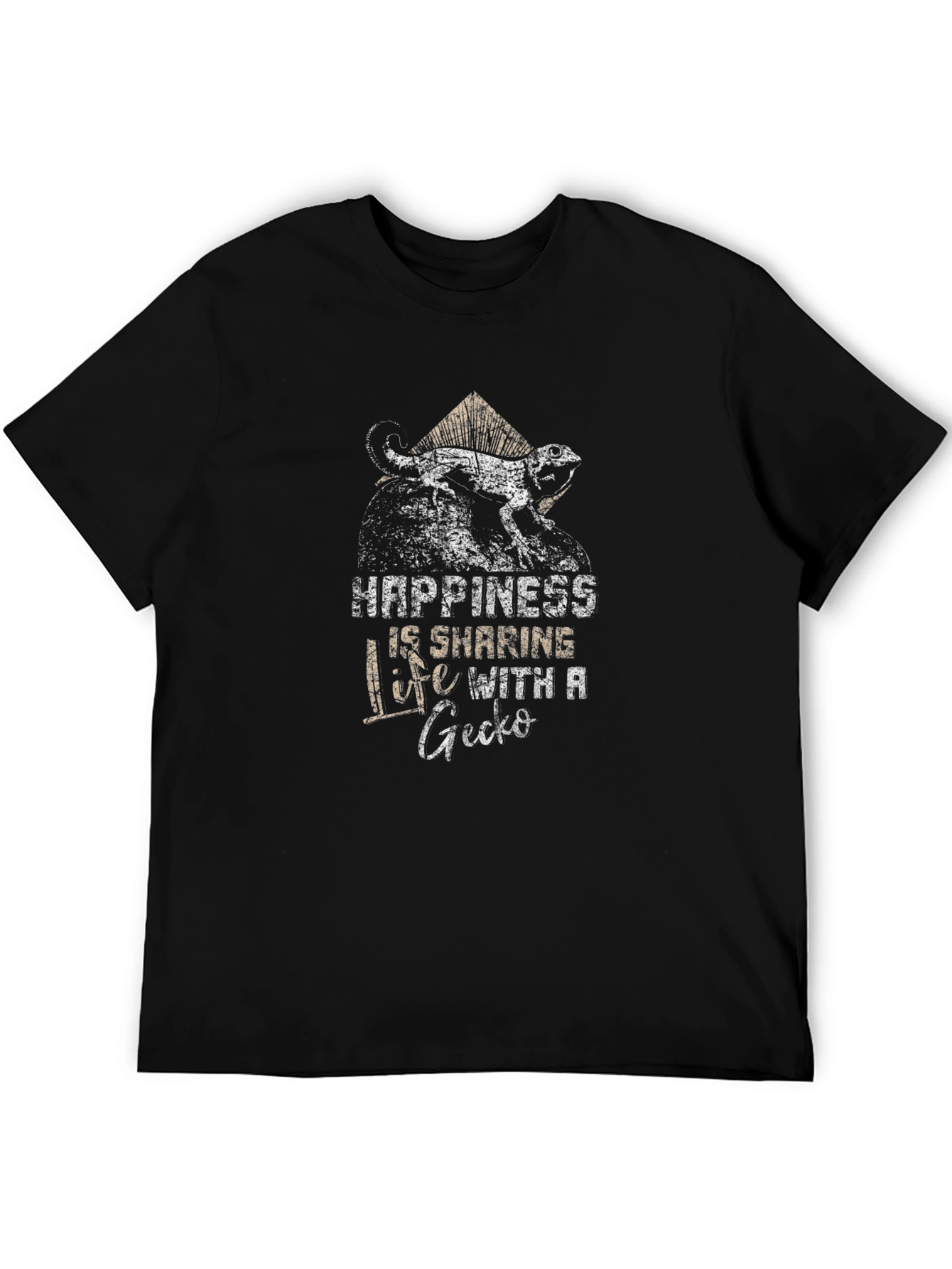 Happiness Sharing Life with Gecko T-Shirt