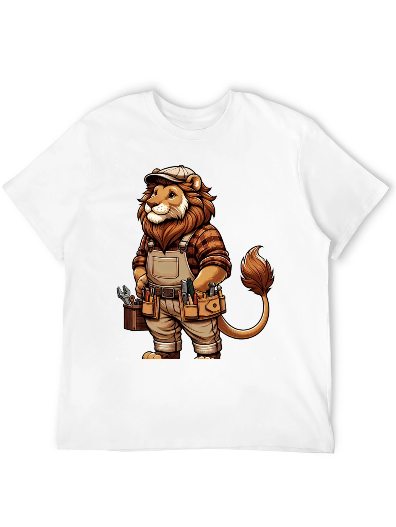 Lion Handyman Graphic Tee - Black
