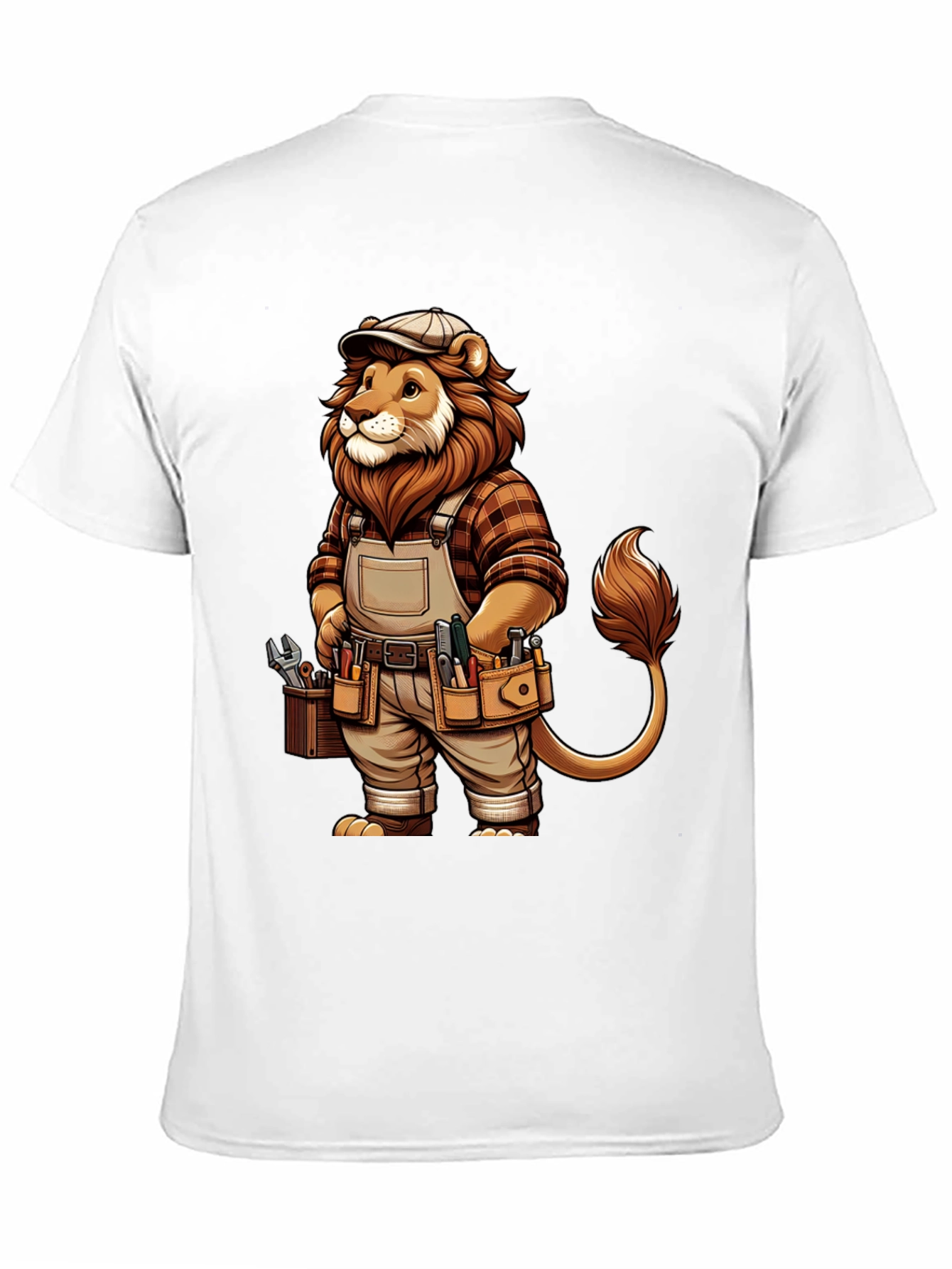 Lion Handyman Graphic Tee - Black