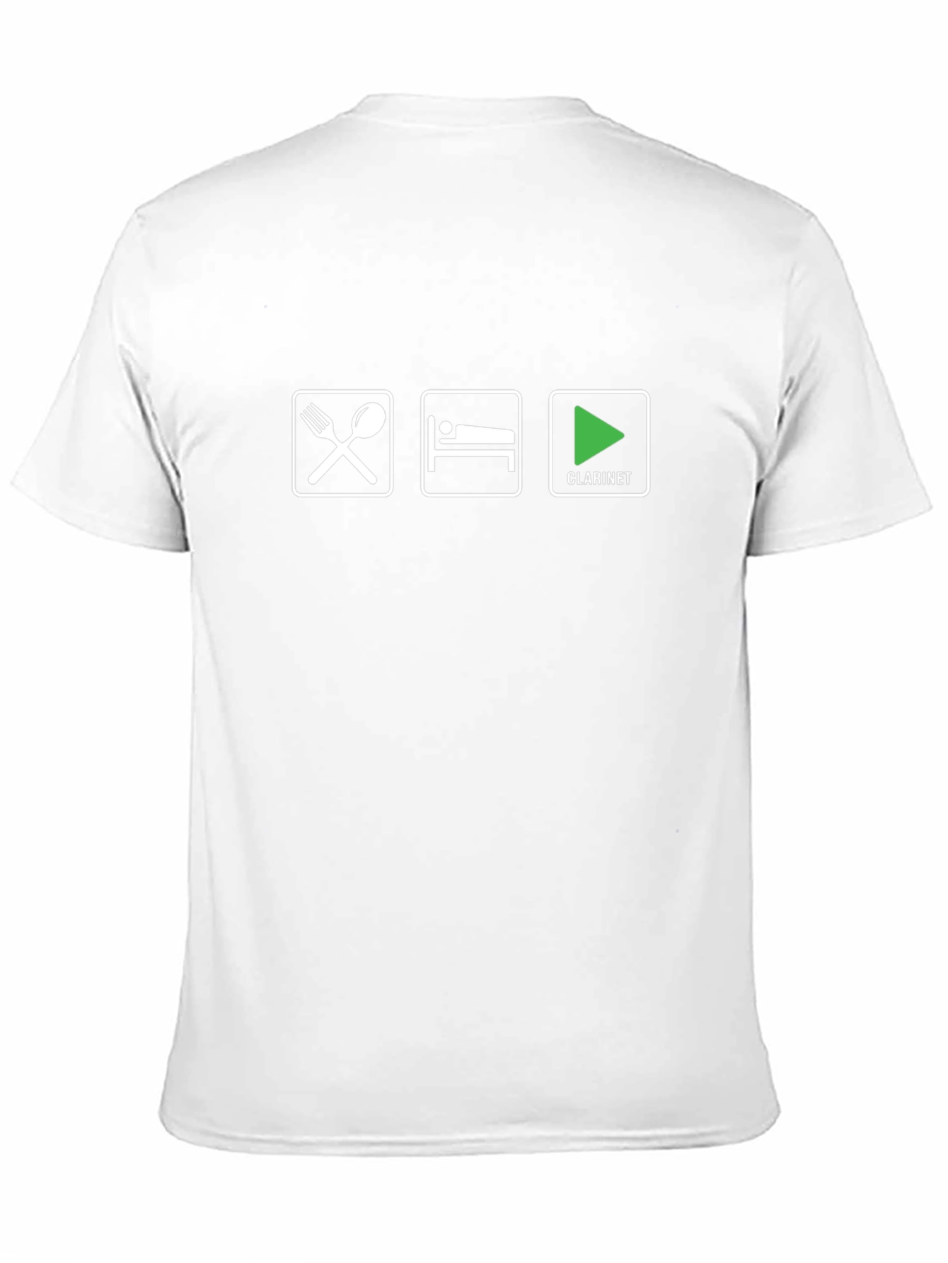 Eat Sleep Clarinet T-Shirt - Music Lover Tee