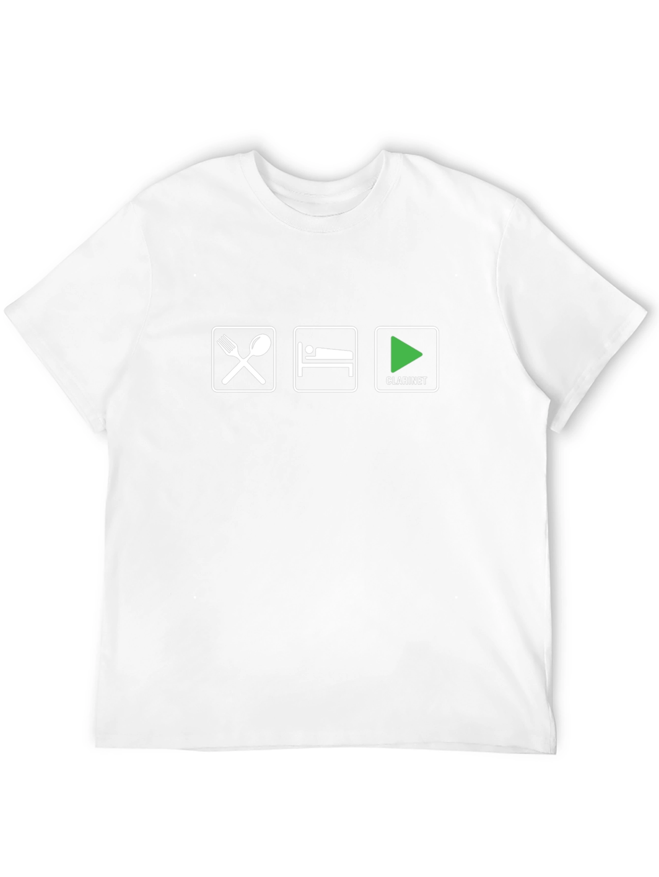 Eat Sleep Clarinet T-Shirt - Music Lover Tee