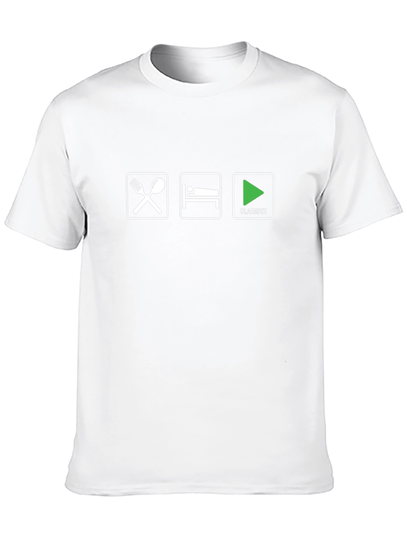 Eat Sleep Clarinet T-Shirt - Music Lover Tee