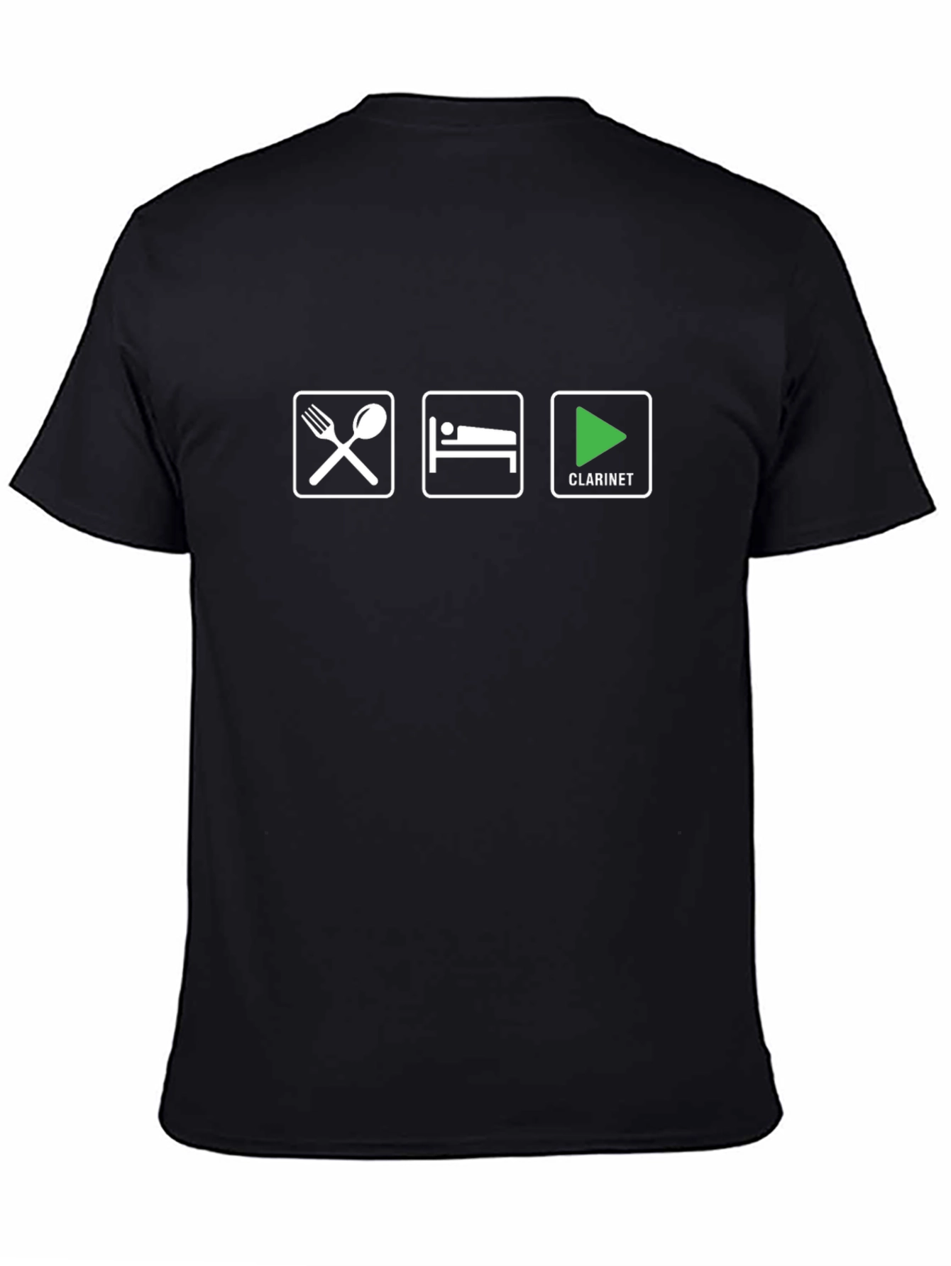 Eat Sleep Clarinet T-Shirt - Music Lover Tee