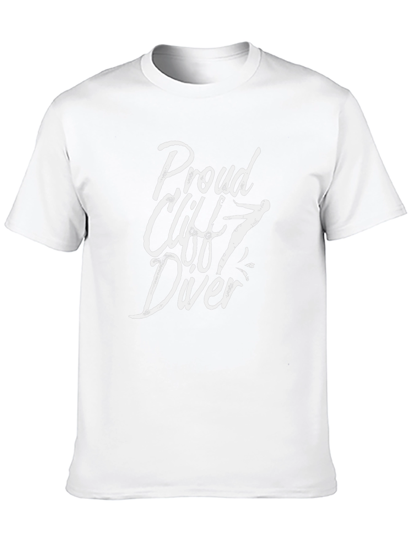 Proud Cliff Diver T-Shirt - Black Cotton Tee