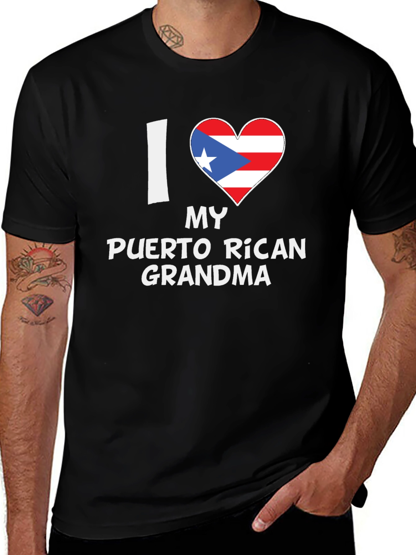I Love My Puerto Rican Grandma T-Shirt
