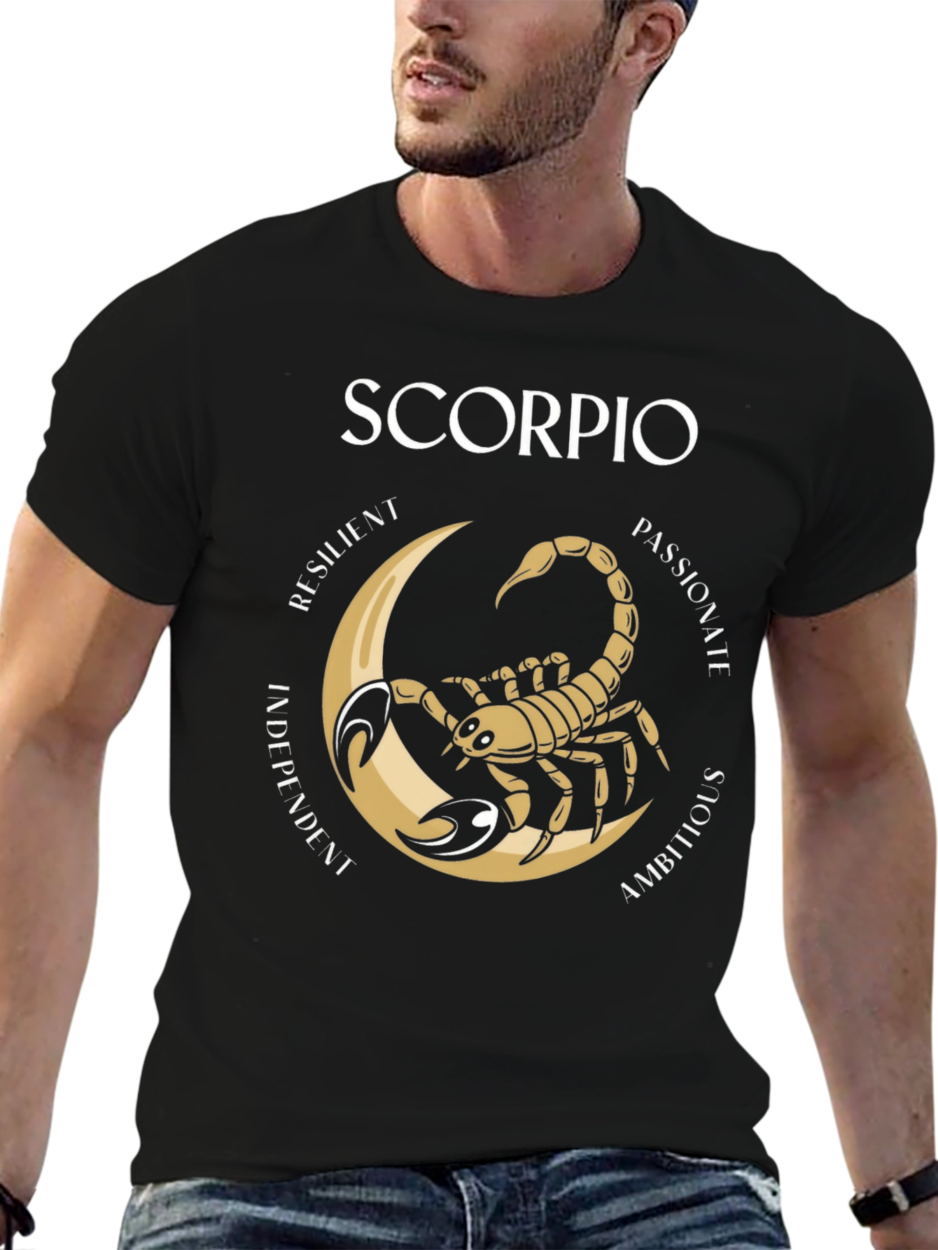 Scorpio Zodiac Sign Graphic T-Shirt