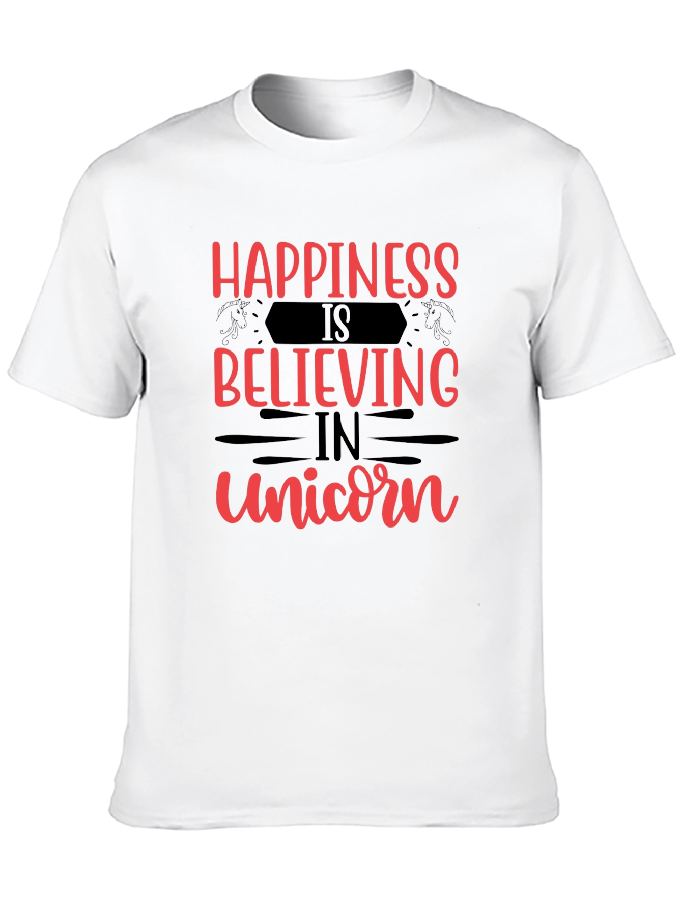 Happiness Believing in Unicorn Graphic Tee