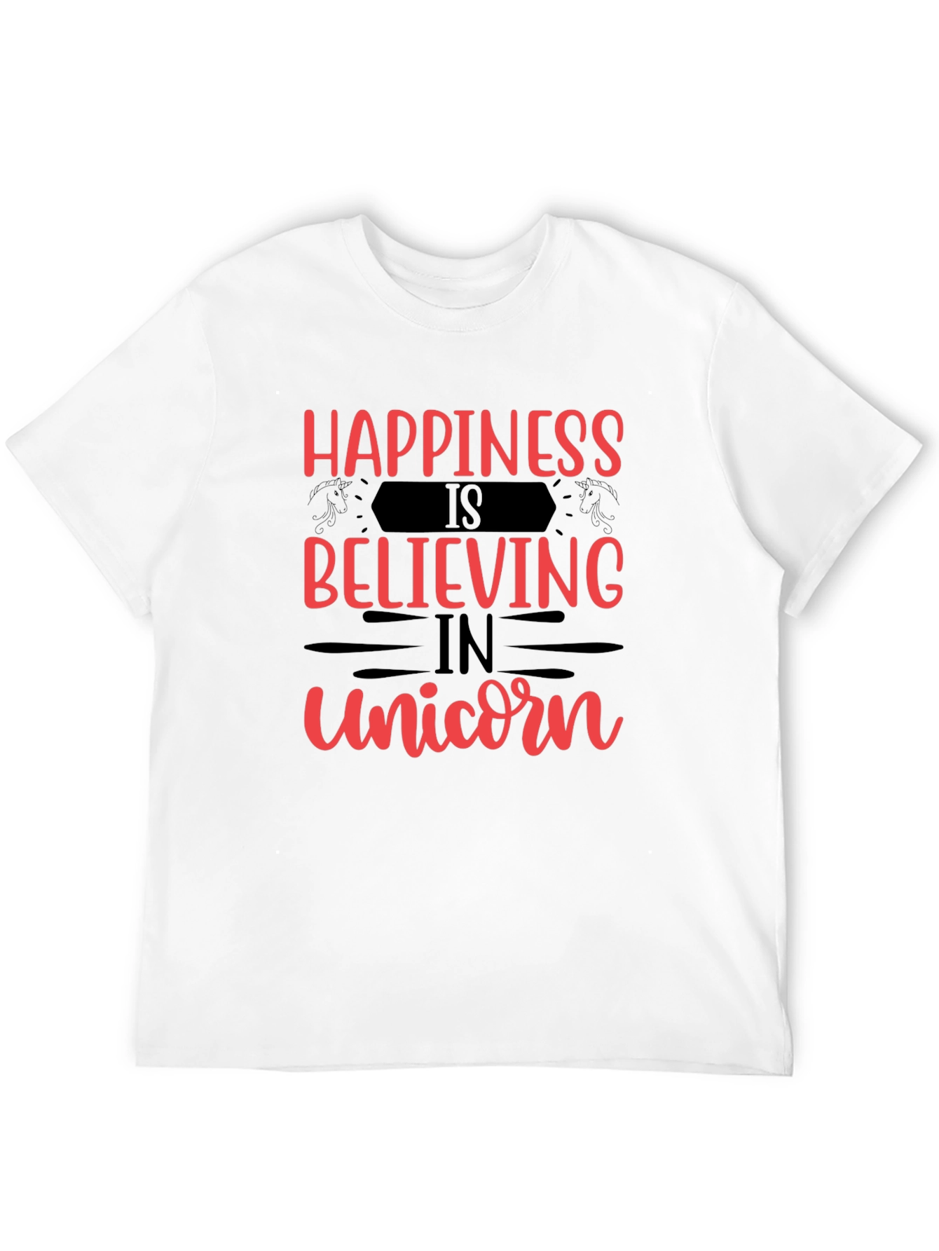 Happiness Believing in Unicorn Graphic Tee