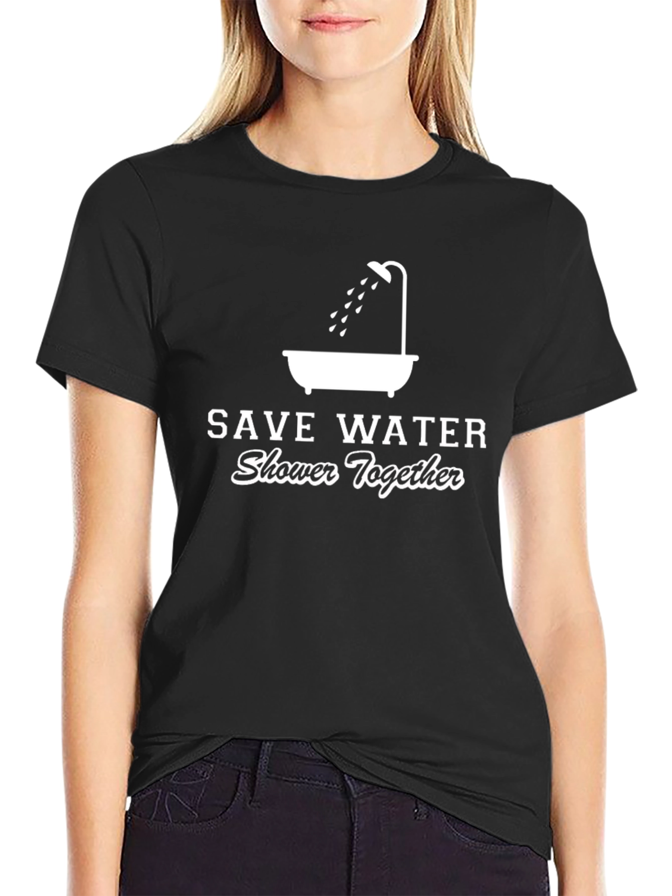 Save Water Shower Together Graphic Tee