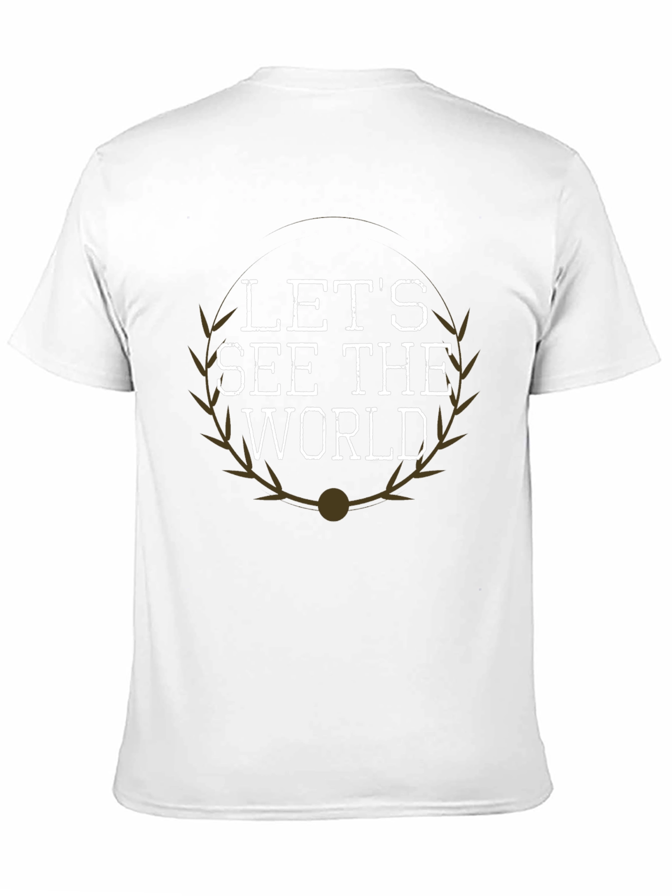 Lets See the World Graphic Tee - Black